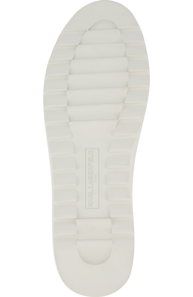 KARL LAGERFELD PARIS Plain Toe Suede Sneaker, Alternate, color,