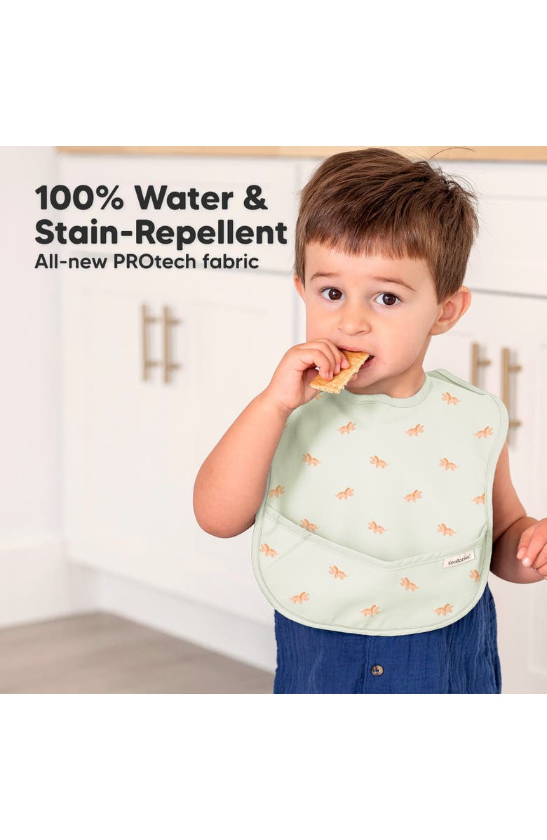 KeaBabies 3-Pack Presto Waterproof Bibs, Alternate, color, Roarsome