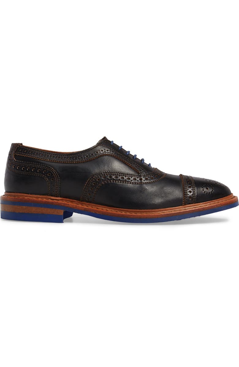 Allen Edmonds Strandmok Cap Toe Oxford, Alternate, color, Black