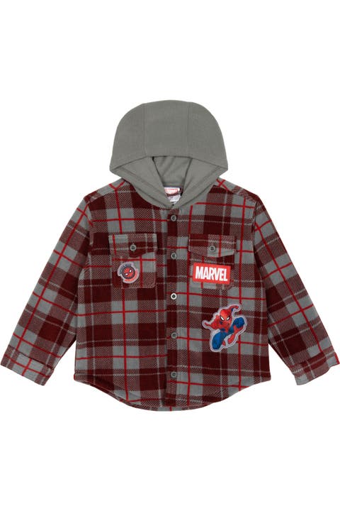 Spider-Verse Miles Morales Hooded Puffer Jacket