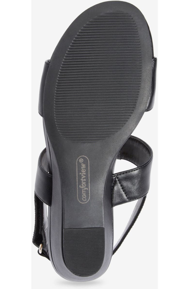Comfortview The Lila Sandal, Alternate, color, Black