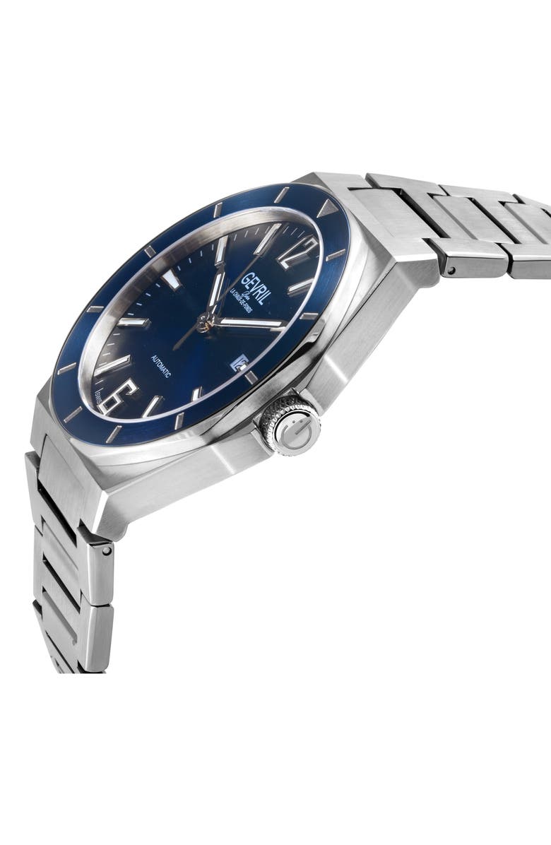 GEVRIL High Line Automatic Bracelet Watch, 43mm, Alternate, color, 