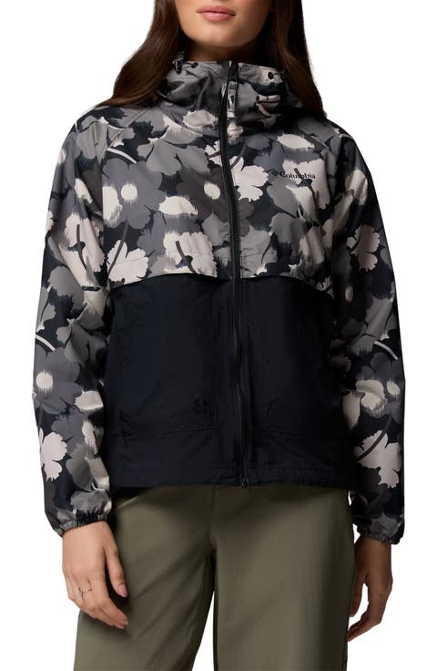 Spire Valley Print Water Repellent Windbreaker