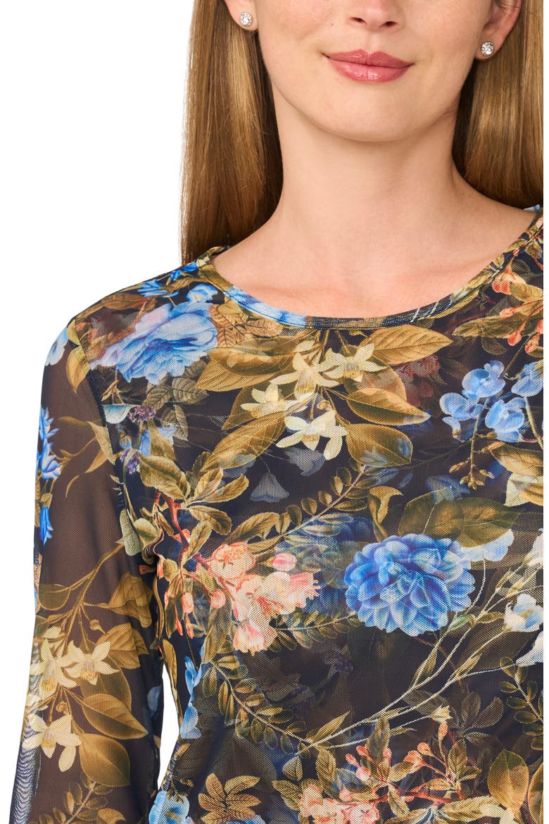Long-sleeved Mesh Top, Alternate, color, INDIGO NIGHT