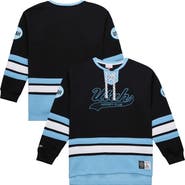 Mitchell & Ness Men's Mitchell & Ness Black Utah Mammoth Heritage Lace-Up Pullover Sweatshirt