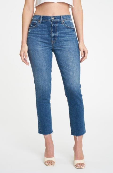 Daily Driver High Waist Crop Slim Fit Jeans