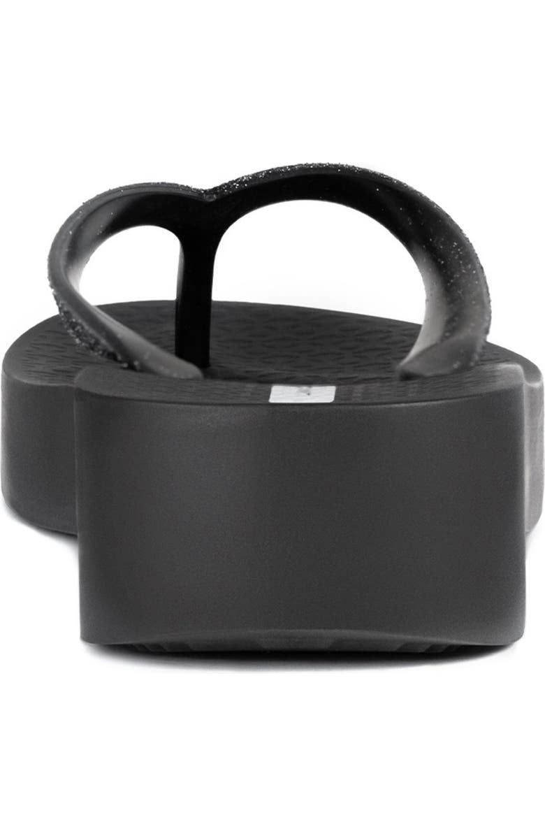 Ipanema Ipa Glitter Wedge Flip Flop, Alternate, color,