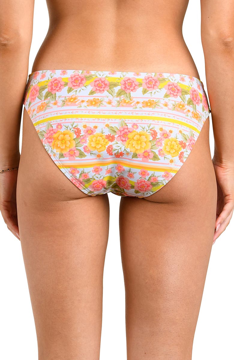 Citrus Good Day Hipster Bikini Bottoms, Alternate, color, White Multi