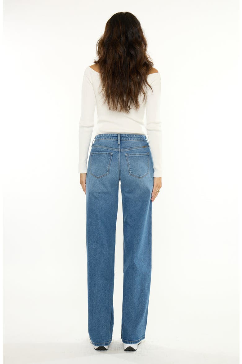 Kimberly Mid Rise Wide Leg Jeans, Alternate, color, Medium Wash