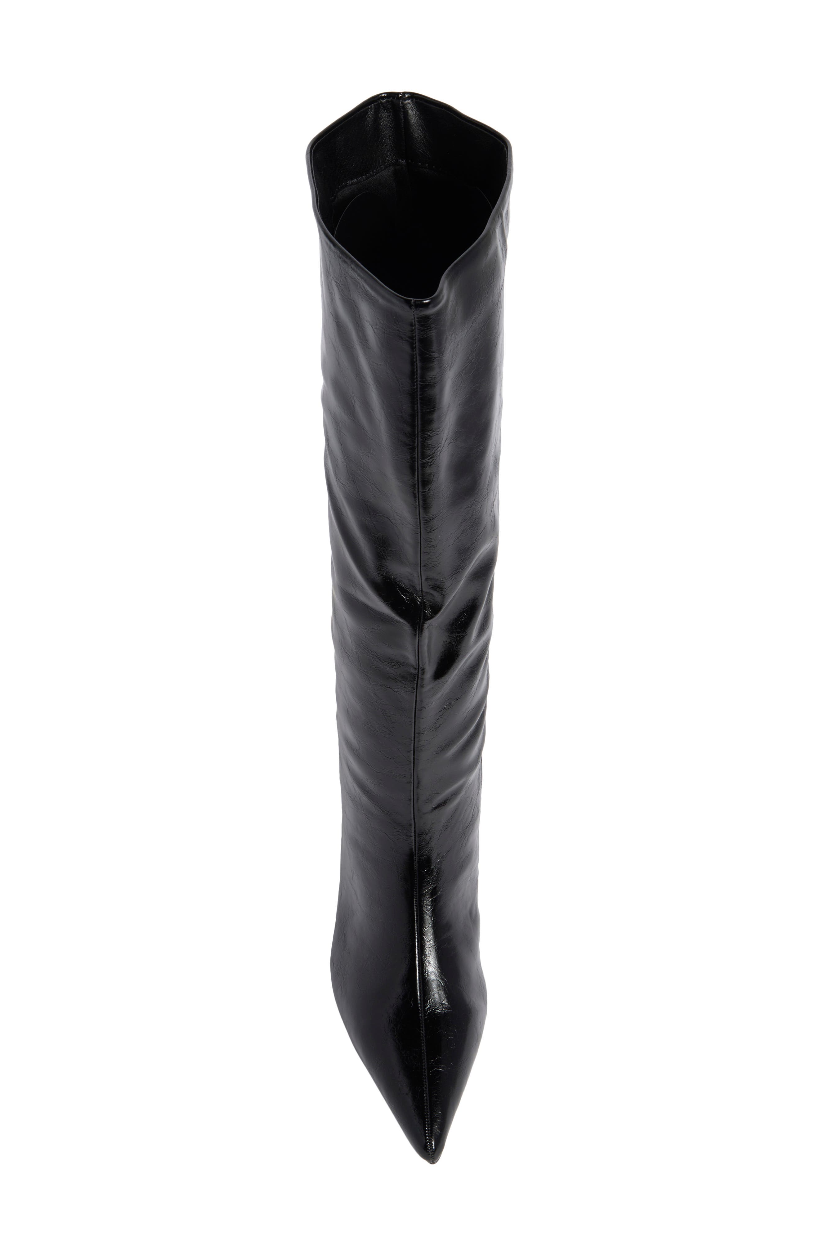 ASOS DESIGN Crimson Kitten Heel Knee High Boot, Alternate, color, 