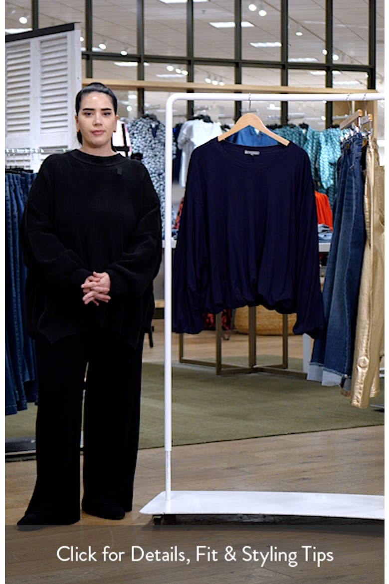 Blouson Knit Top video
