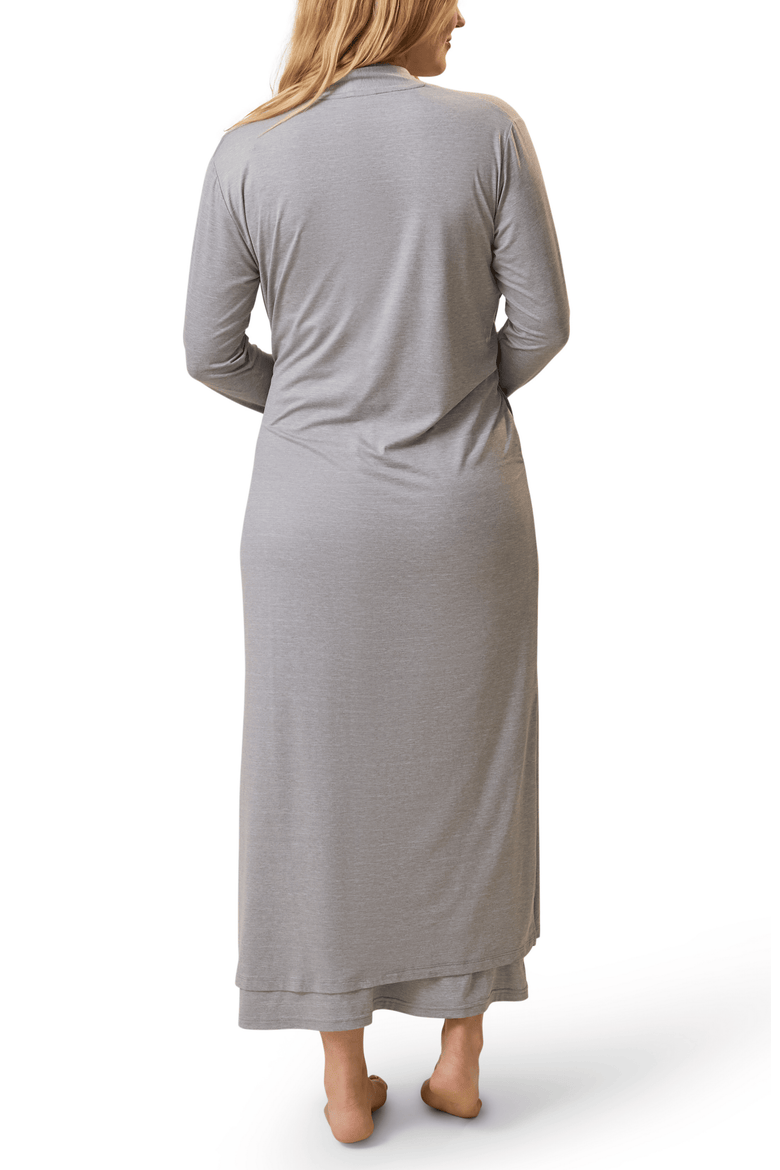 The Sunday Lounge Duster, Alternate, color, Grey Heather