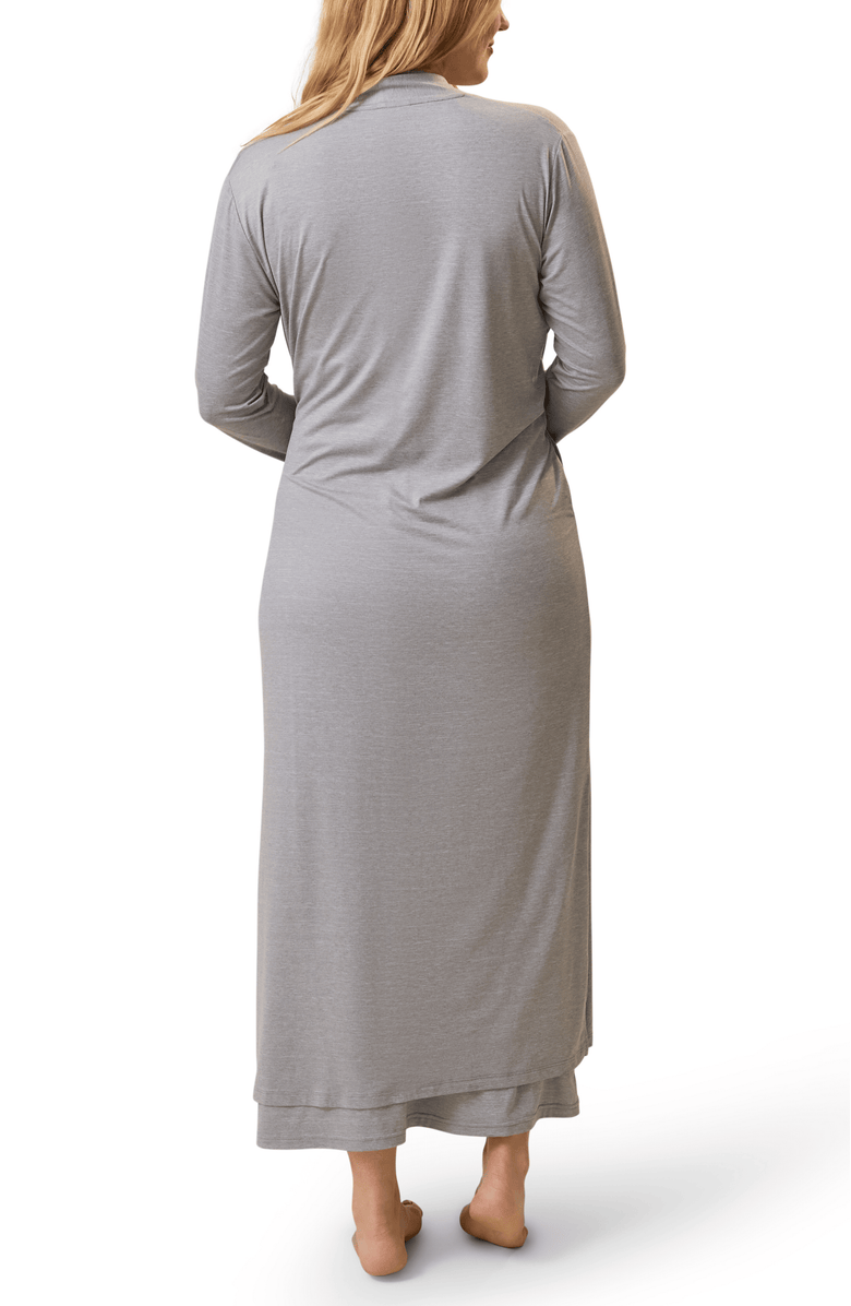 Kindred Bravely The Sunday Lounge Duster, Alternate, color, Grey Heather