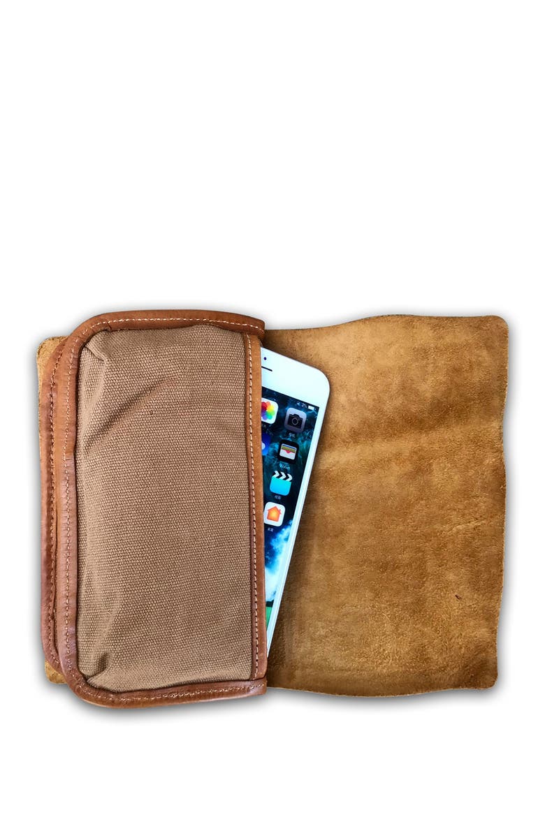 Nomad Leather Organizer, Alternate, color, CHESTNUT