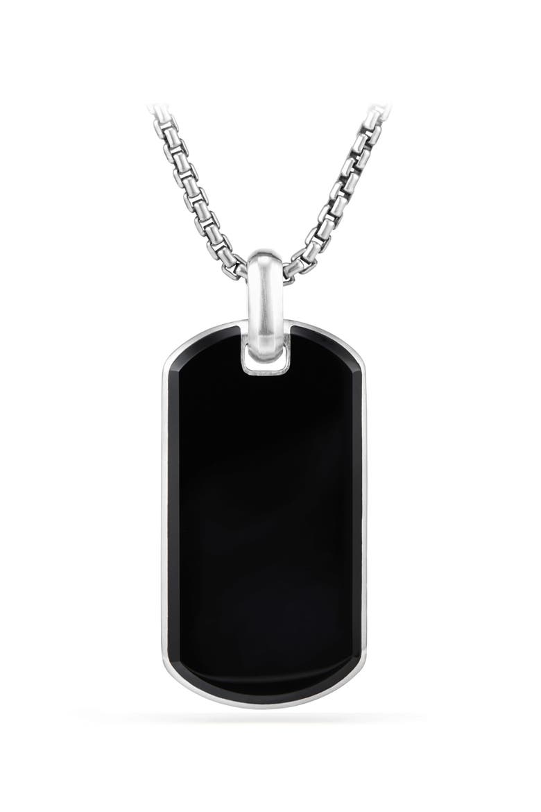 Exotic Black Onyx Stone Tag, Main, color, BLACK ONYX