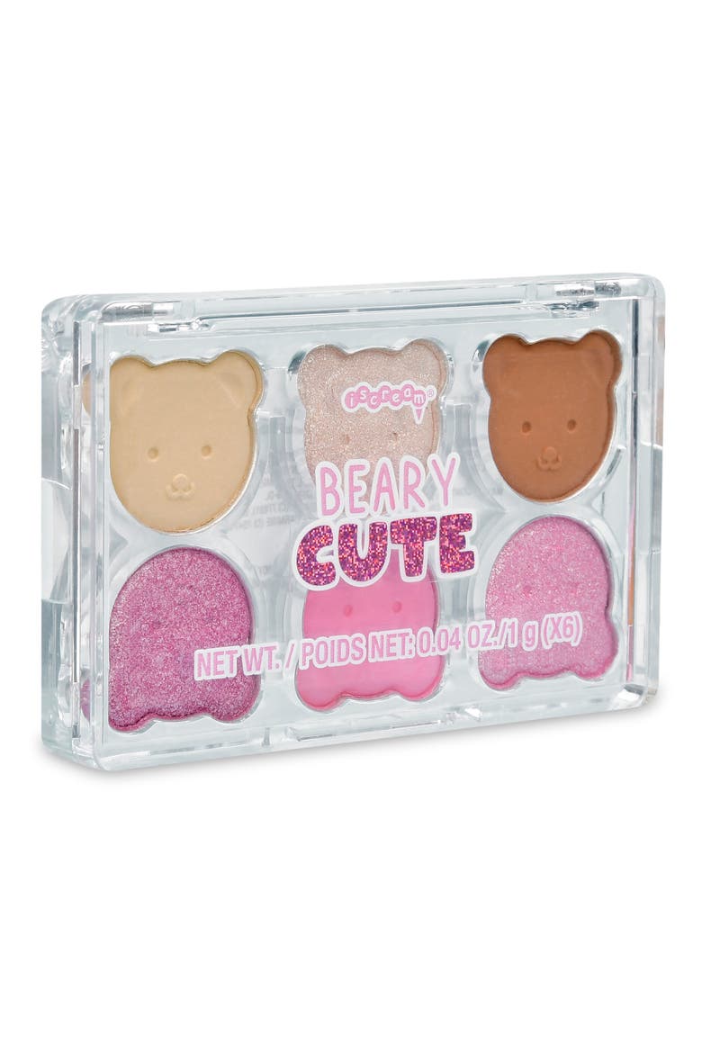 Kids' Beary Cute Eyeshadow Palette, Alternate, color, PINK MULTI