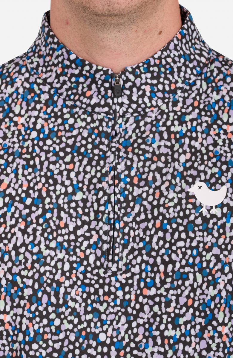 Bad Birdie Drip Quarter Zip Performance Golf Pullover, Alternate, color,