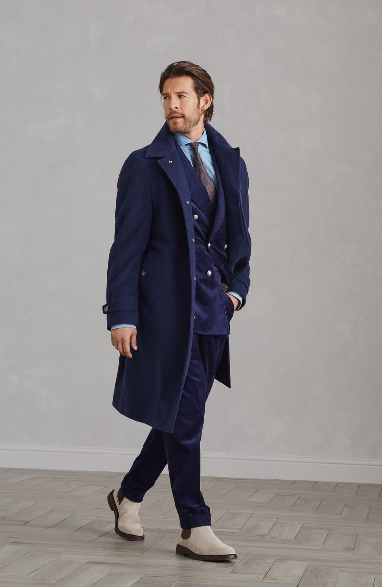 Brunello Cucinelli Water-resistant cashmere overcoat, Alternate, color,