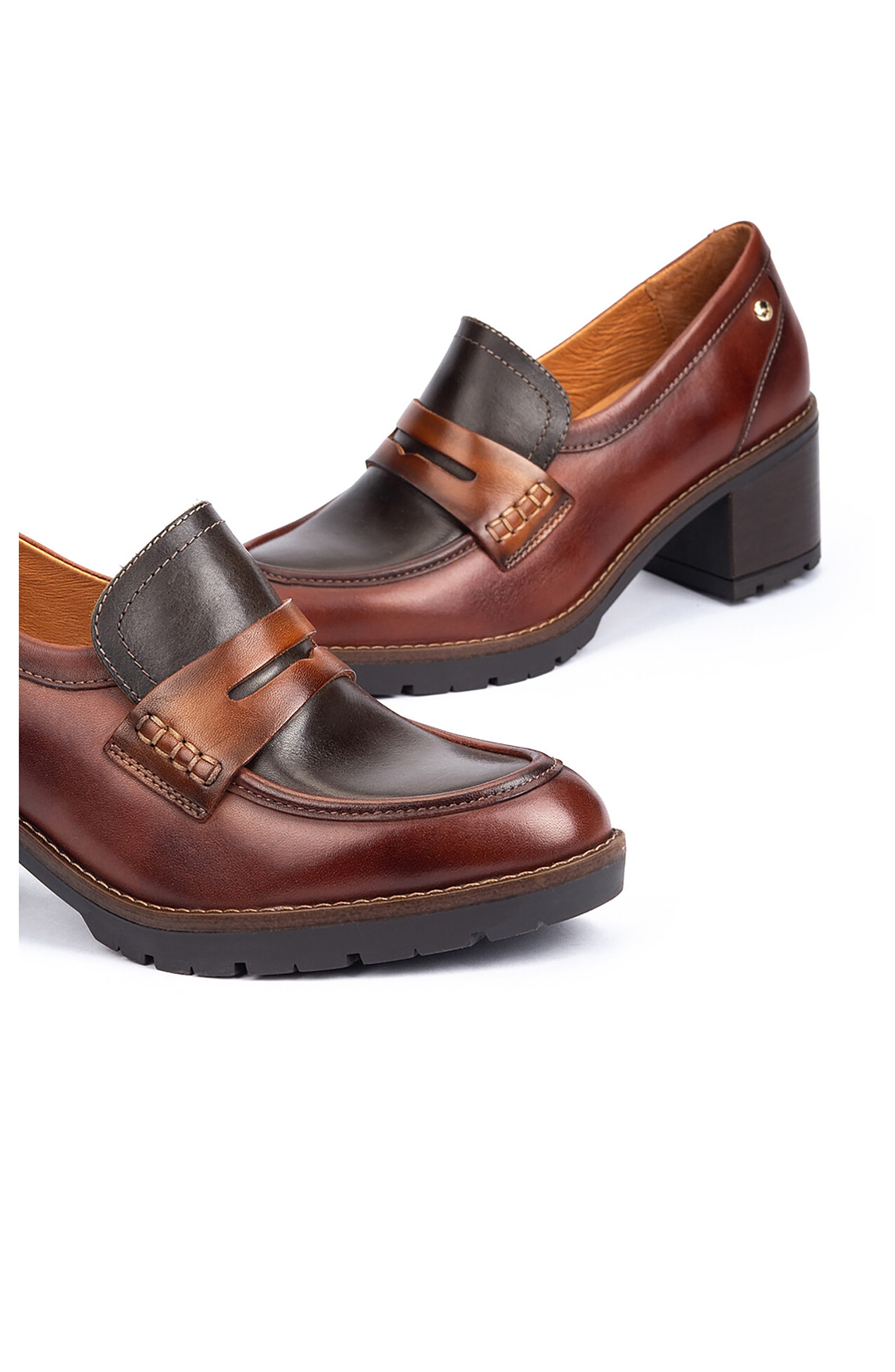 PIKOLINOS Llanes Loafer Pump, Alternate, color, Cognac