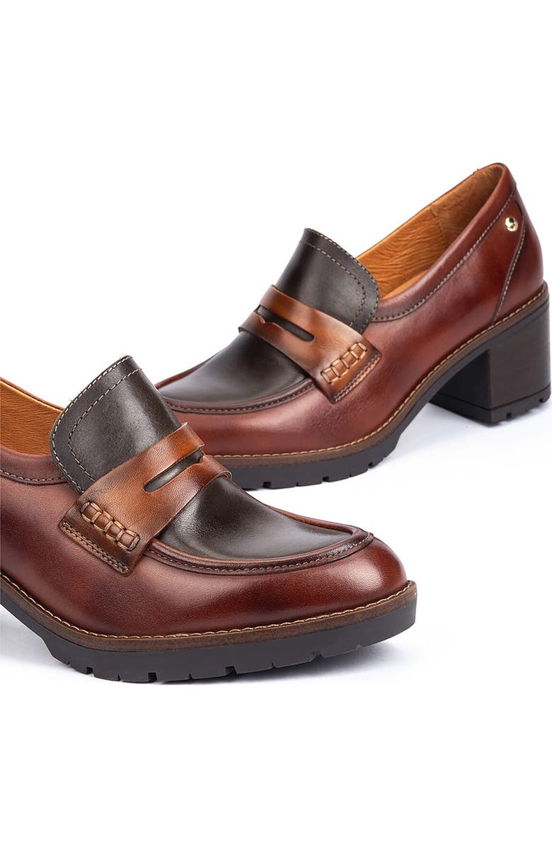 PIKOLINOS Llanes Loafer Pump, Alternate, color, Cognac