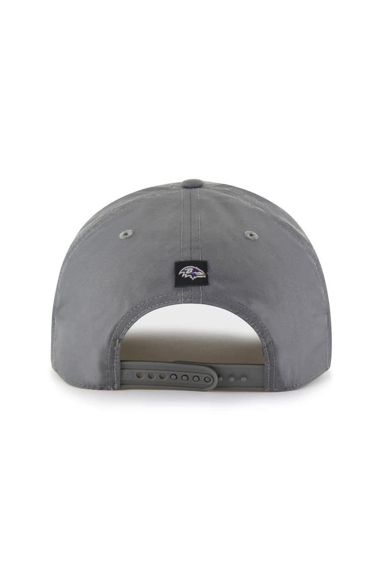 '47 Men's '47  Gray Baltimore Ravens Suburbia Hitch Adjustable Hat, Alternate, color, 