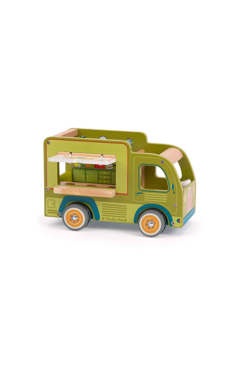 Moulin Roty Food truck The Big Family, Alternate, color, Green
