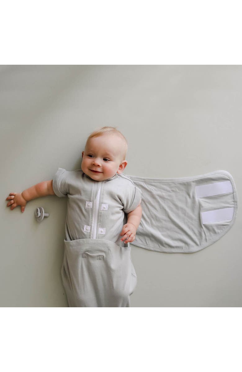 embé Baby Transitional Short Sleeve Swaddle Sack, Alternate, color, 