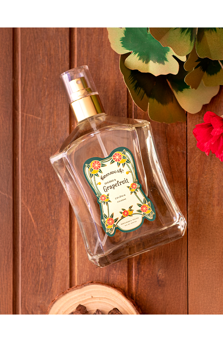 GRANADO Gerânio & Grapefruit Eau de Cologne, Alternate, color, Clear