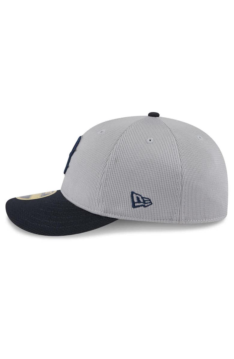 New Era Men's New Era  Gray/Navy Boston Red Sox 2025 Batting Practice Low Profile 59FIFTY Fitted Hat, Alternate, color, 