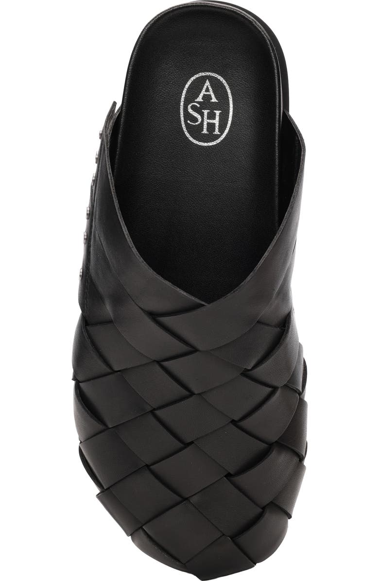 Ash Tor Woven Clog, Alternate, color, Black