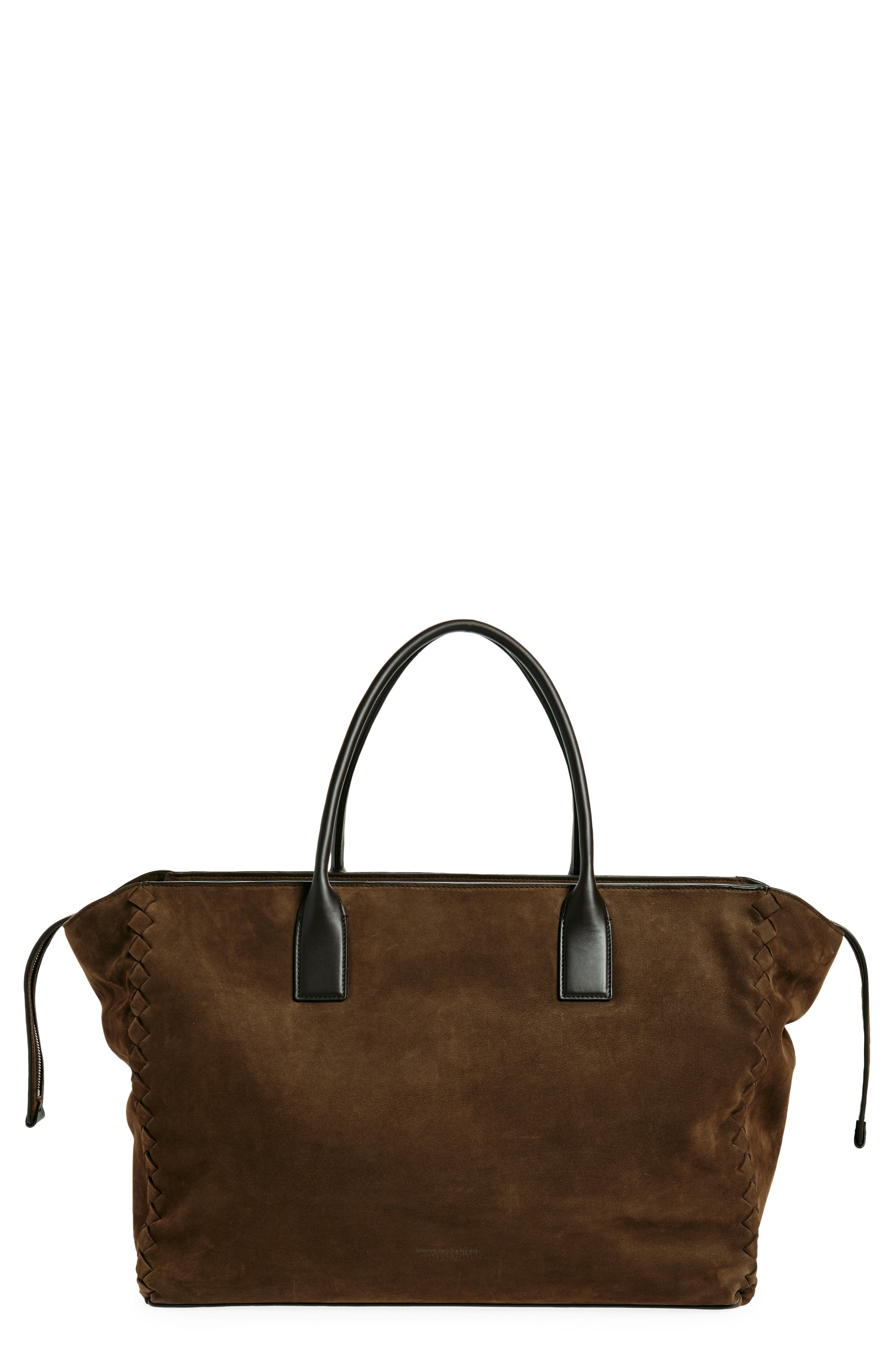 Bottega Veneta Large Zipped Cabat Nubuck Leather Tote, Main, color, 