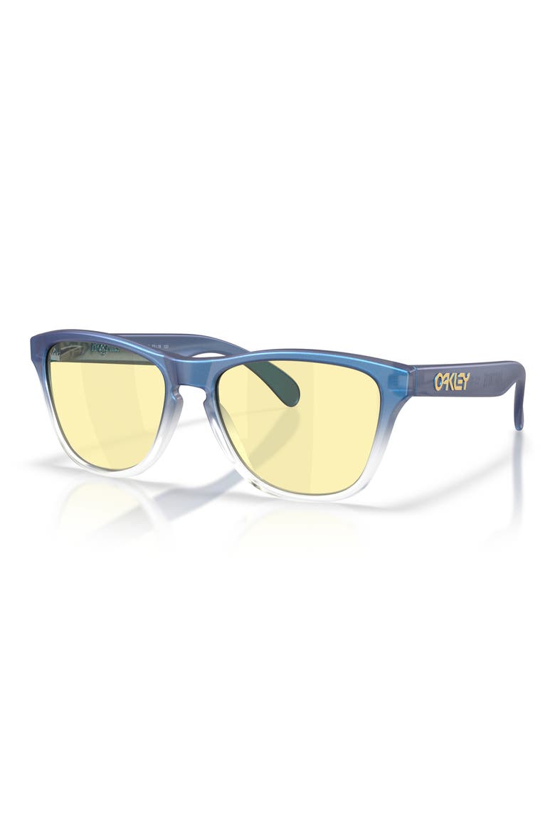 Frogskins S 53mm Round Sunglasses, Alternate, color, MTT CYN/ BLU/ CLR SHFT FADE