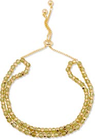 Brook and York Evette Birthstone Beaded Slider Bracelet