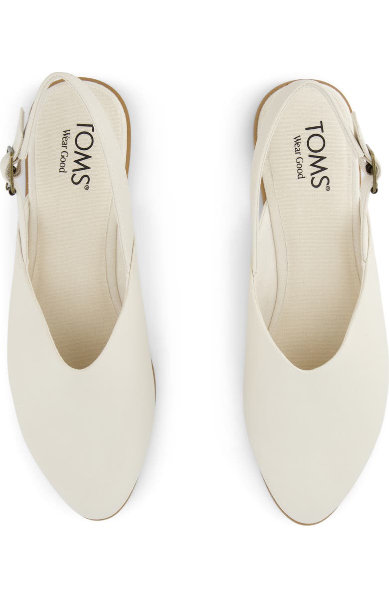 TOMS Jade Slingback Mule, Alternate, color, Natural