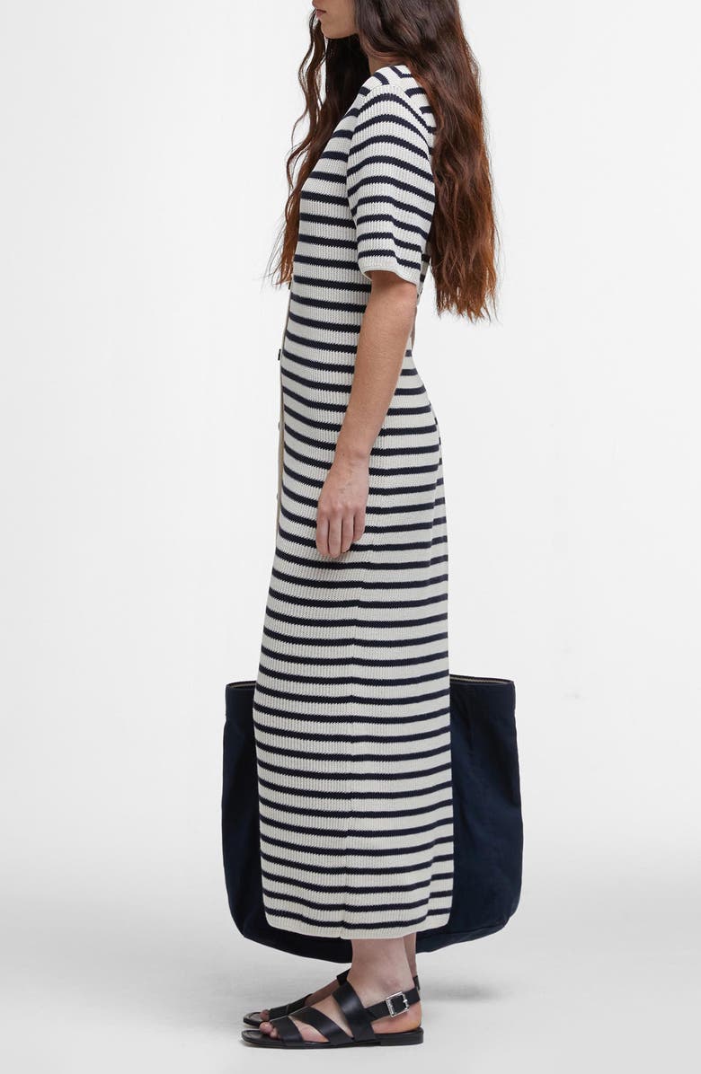 Barbour Isla Breton Stripe Cotton Maxi Dress, Alternate, color, Multi Stripe