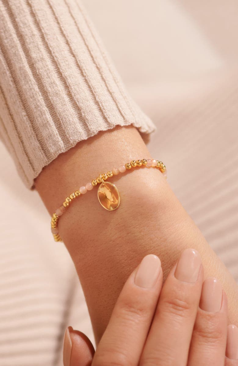 A Littles & Co Birthstone A Little July Bracelet in Gold-Tone Plating, Alternate, color, Metallic Gold