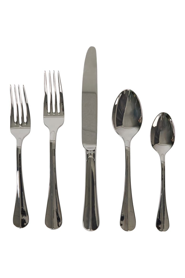 Bistro 20-Piece Flatware Set, Alternate, color, POLISHED