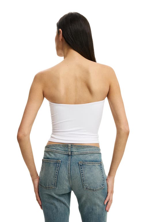 Cotton On Hold Me Longline Tube In White