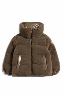 Save The Duck Kids' Onis Faux Shearling Puffer Jacket