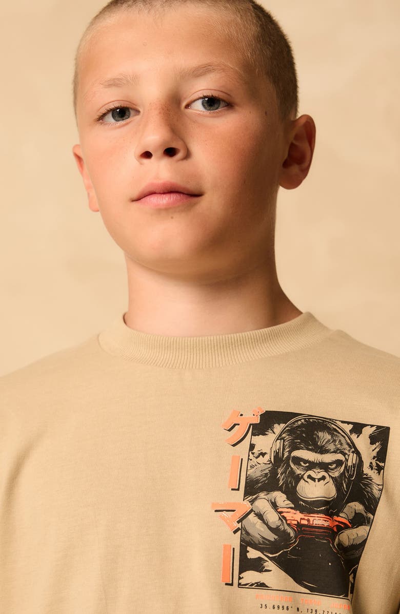 NEXT Kids' Gorilla Graphic T-Shirt, Alternate, color, Neutral