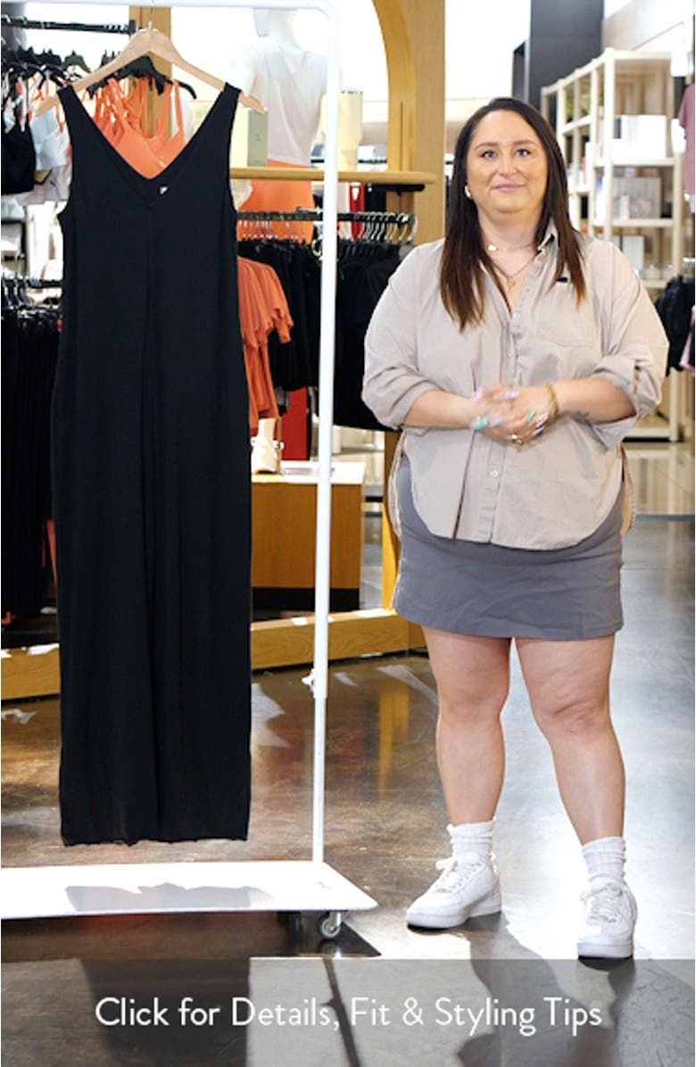 Organic Pima Cotton Wide Leg Lounge Jumpsuit, sales video thumbnail