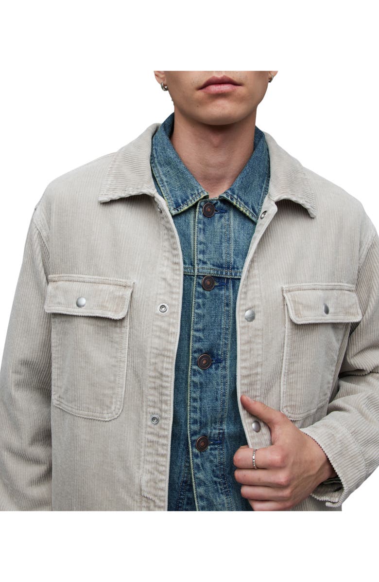 AllSaints Castleford Corduroy Jacket, Alternate, color, 
