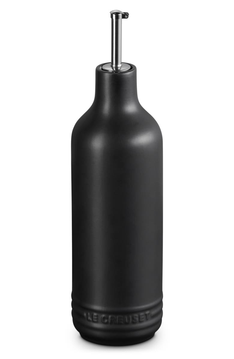 Le Creuset 20-Ounce Signature Stoneware Oil Cruet, Main, color, Licorice