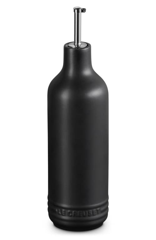 Le Creuset 20-ounce Signature Stoneware Oil Cruet In Black