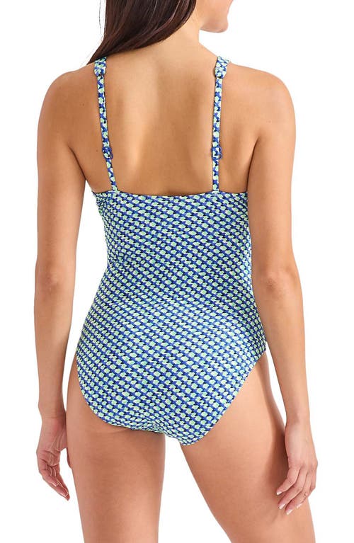 Tommy Bahama Palm Modern Mosaic Ring One-piece Swimsuit