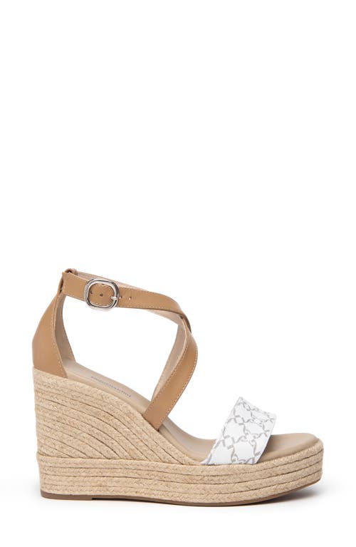 Nerogiardini Logo Espadrille Wedge Sandal
