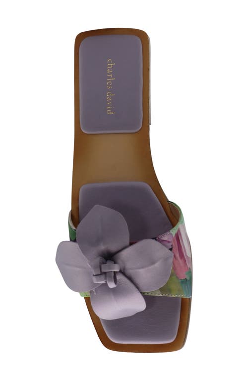 Charles David Ovum Slide Sandal In Lavender