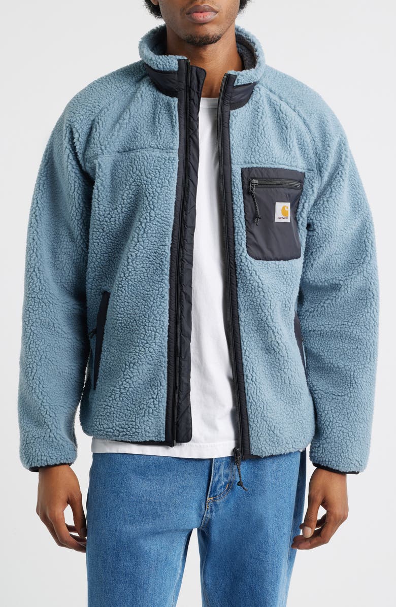 Carhartt Work In Progress Prentis Fleece Zip Jacket, Main, color, Citadel