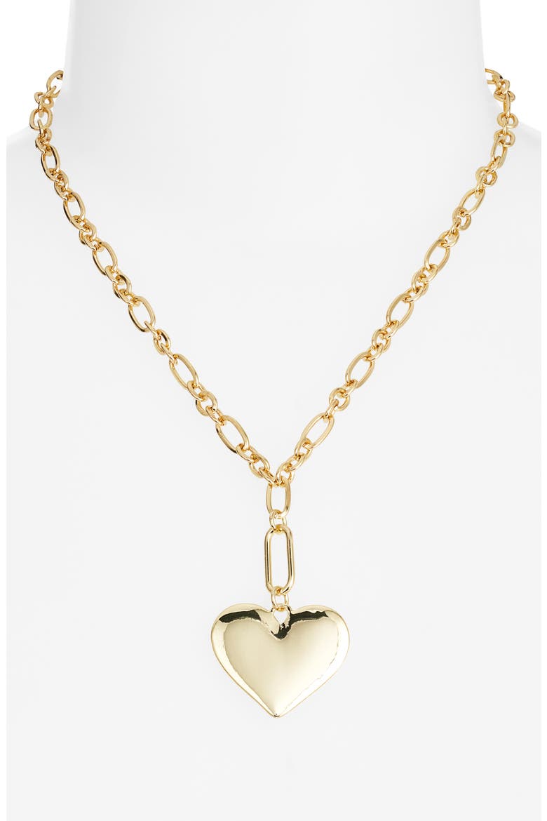 Heart Y-Necklace, Alternate, color, GOLD