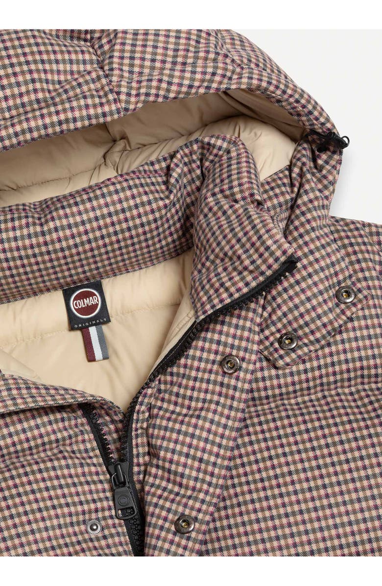 COLMAR Amazing Water Repellent Down Puffer Jacket with Removable Hood, Alternate, color, Arizona Pattern